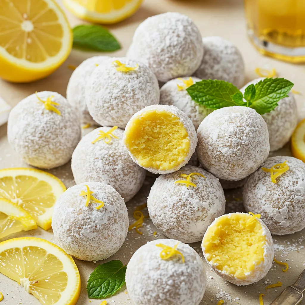 Truffes au Citron Faciles et Délicieuses-image